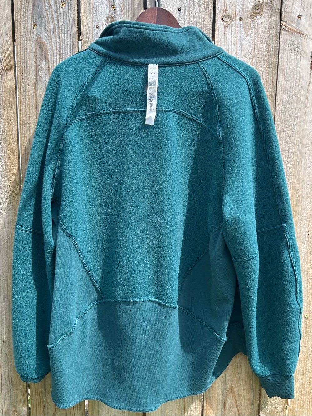 Lululemon Oversized Scuba Sweatshirt Teal XL - Picture 7 of 8